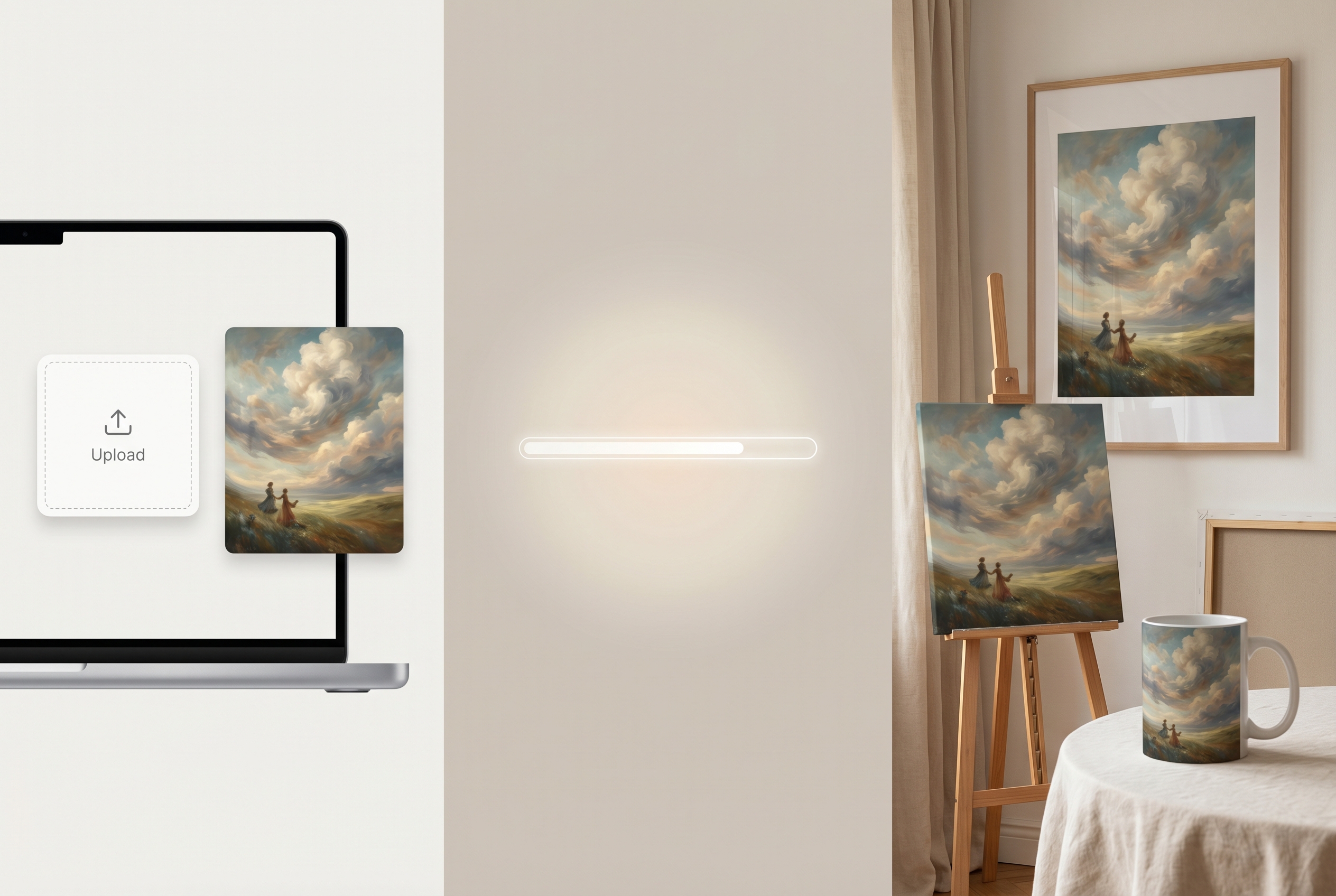 Can You Print AI Art As-Is? Why Print AI Art Automatically Upscales Your Image